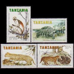 TANZANIA 1985 - Scott# 258-61 Rare Species Set of 4 NH