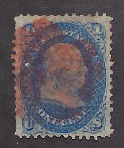 63 Used... Nice Red Cancellation... SCV $65.00... Centered