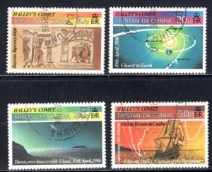 Tristan da Cunha #384-387 VF,  Used, CV $4.15    ....   6550049