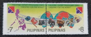 Philippines Export Processing Zone Authority EPZA 1994 Trade Map (stamp) MNH
