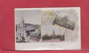 1903 early Halifax post card three views from the US,