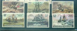 Norfolk Is. - Sc# 293-8. 1982 Shipwrecks. MNH $4.10.