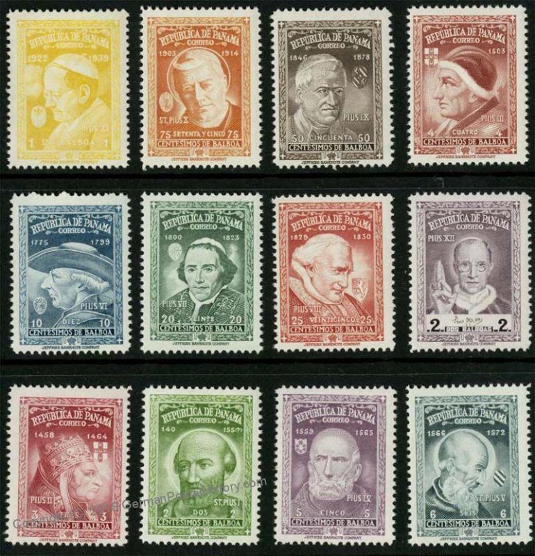 Panama Unissued Papal Visit Souvenir Sheet