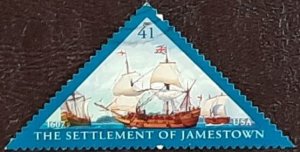 US Scott # 4136; used 41c Jamestown Settlement, 2007; VF centering