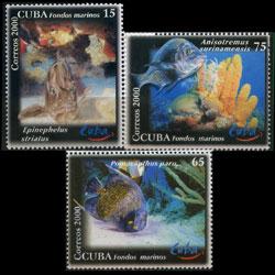 CUBA 2000 - Scott# 4111-3 Marine Life 15-75c NH