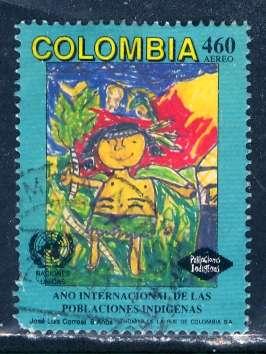 Colombia; 1993: Sc. # C859: O/Used Cpl. Set