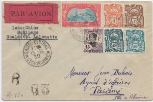 Saigon, French Indo-China to Parame, France 1930 1st Flight (52499)