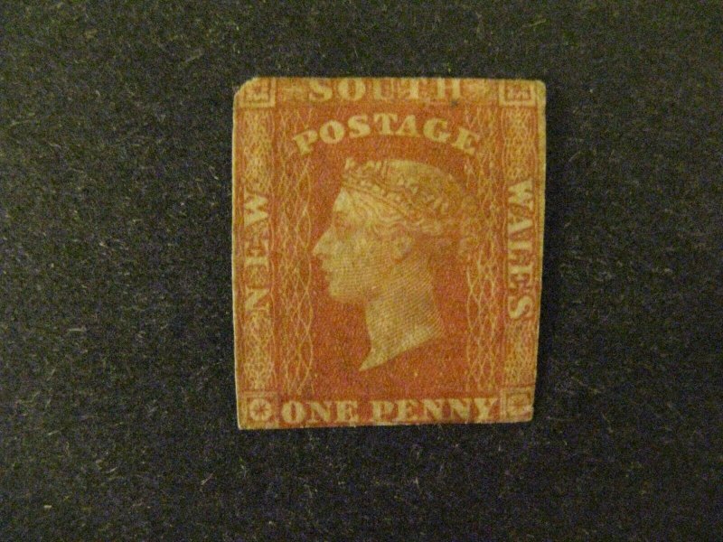 Australia/New South Wales #32a used  orange red a22.5 4591