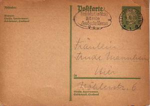 Germany, Government Postal Card