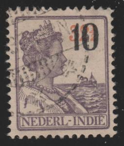 Netherlands Indies 195 Queen Wilhelmina O/P 1937