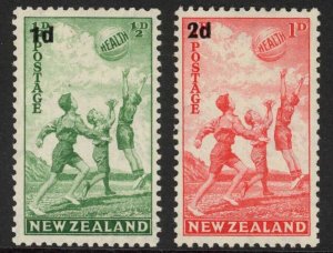 New Zealand SG611/2 1939 Health U/M Cat 9.50 pounds