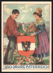 Austria 1946 950th Anniversary Patriotic Card 110331