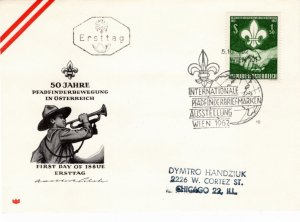 Austria 1962 Sc 684 Commemorative Perforate FDC #6