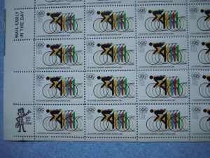 #1460 6c 1972 Summer Olympic Games Red Ring Error Sheet MNH OG VF