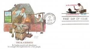 US FIRST DAY COVER SKILLED HANDS FOR INDEPENDENCE SET OF 4 ON FLEETWOOD CACHETS
