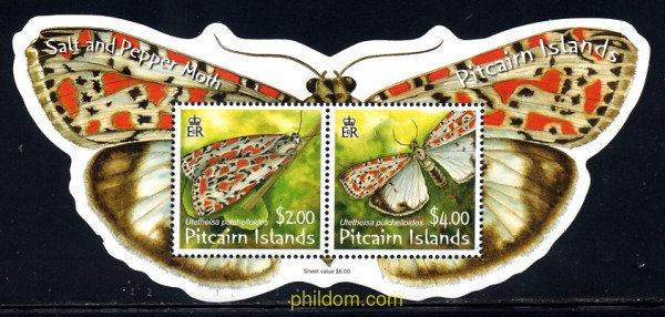 210979 MNH PITCAIRN Islas 2007 MARIPOSAS