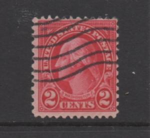 Scott #   634A type 2  singles  used
