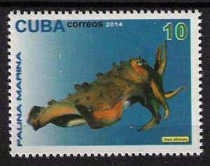 CUBA Sc# 5570  MARINE LIFE   fish   10c  2014  MNH mint