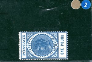 SOUTH AUSTRALIA QV (KEVII) High Value SG.292 £1 Blue (1904) Mint Cat £350 GBLUE2 