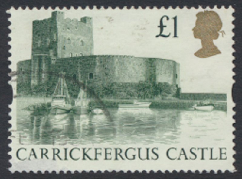 GB  SC# 1445 Caernarfon Castle 1992  SG 1611  Used   as per scan