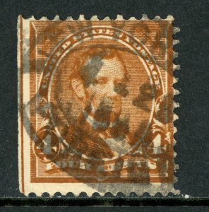 USA 1902 Lincoln  4¢ Chocolate Scott # 303 VFU M419