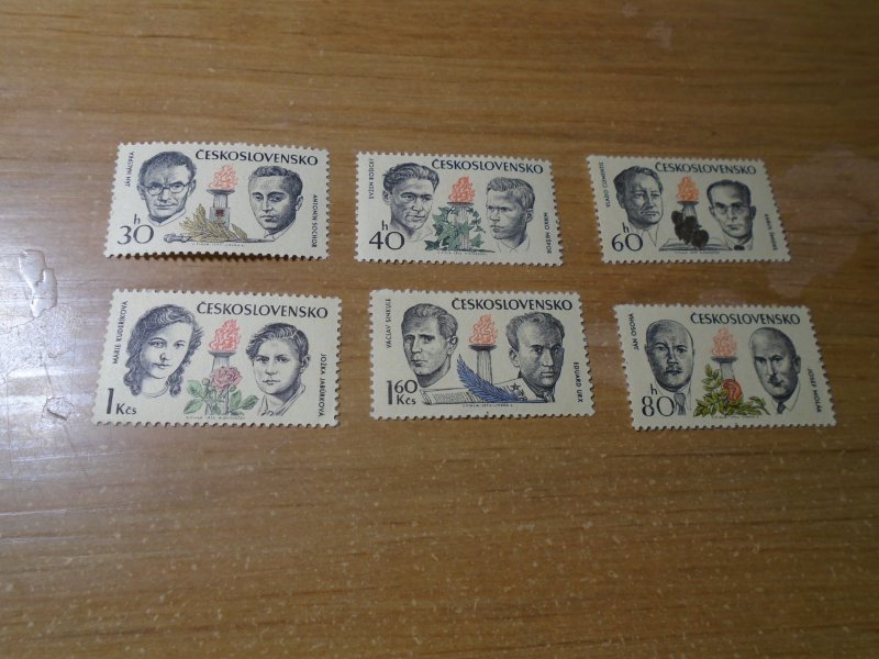 Czechoslovakia  #  1868-73  MNH