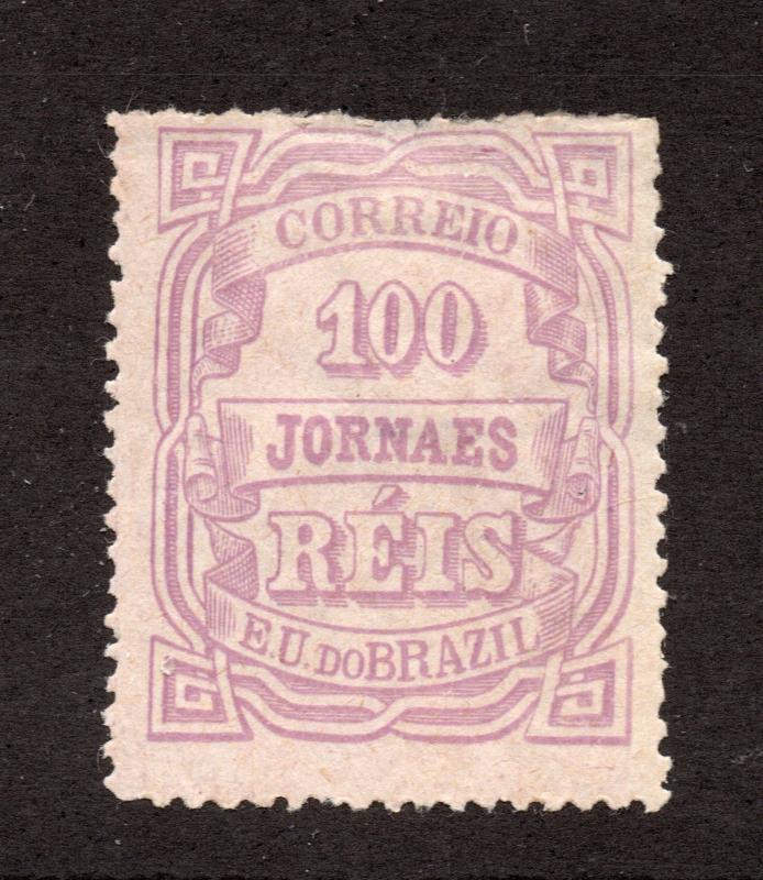 Brazil - Sc# P21 MH (few short perfs/ top) -  Lot 0718003