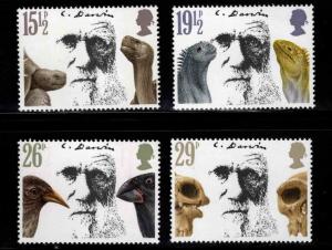 Great Britain Scott 965-968 MNH** Darwin set 1981