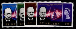 ST. HELENA QEII SG201-204,  1966 Churchill commemoration set, NH MINT.