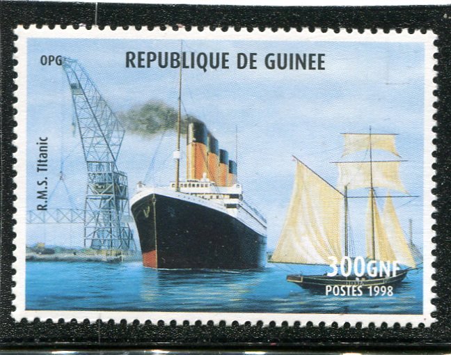 Guinea 1998 THE TITANIC 1 value Perforated Mint (NH)