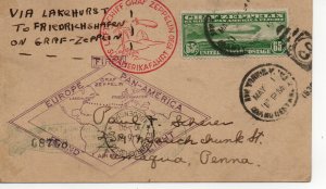 USA C13 Zeppelin Airmail Cover