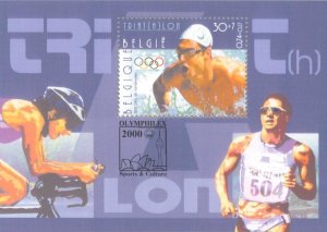 Belgium 2000 MNH Stamps Souvenir Sheet Scott 1811 Sport Olympic Games