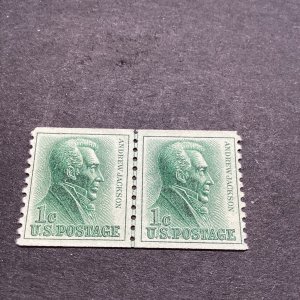 Scott #1225 Coil Line Pair 1963 MNH-no gum-US