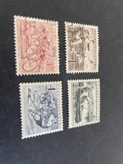 Czechoslovakia sc 540-543 MH+u comp set