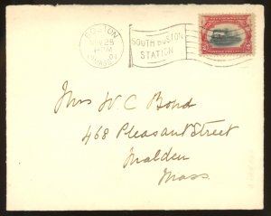 U.S. #295 USED ON COVER