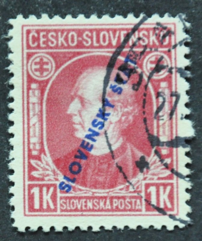 DYNAMITE Stamps: Slovakia Scott #25 – USED