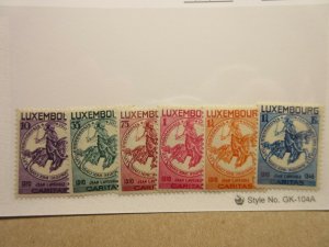 LUXEMBOURG  Scott  B60-B6  set  MINT LIGHTLY HINGED  LotX  Cat $48.75