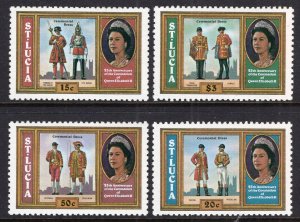 St Lucia 438-441 MNH VF