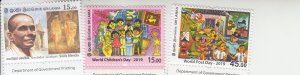 2019 Sri Lanka  Mendes,Children's Day World Post (3) (Scott 2204, 2193,2206) MNH