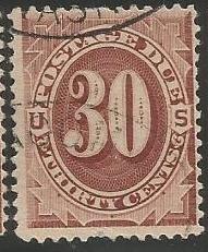 U.S. Scott #J20 Postage Due Stamp - Used Single