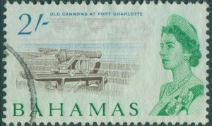 Bahamas 1965 SG257 2/- Cannons QEII FU