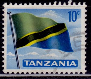 Tanzania, 1965, National Flag, 10c, sw#6, used