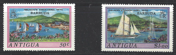 Antigua Scott # 369-373 MNH