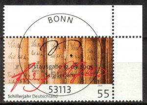 Germany 2005 F. Schiller Year Poet Mi. 2461 Used / CTO