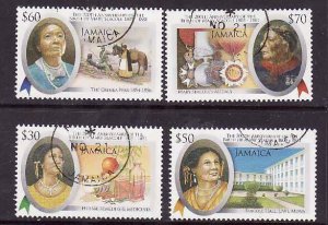 Jamaica-Sc#1028-31- id8-used set-Mary Seacole-Nurse-2005-
