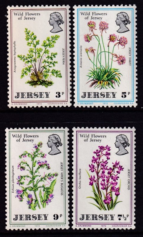 Jersey 61-64 Flowers MNH VF