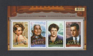 Canada #2279  (2008 Canadian Screen Legends sheet of 4)  VFMNH CV $6.00