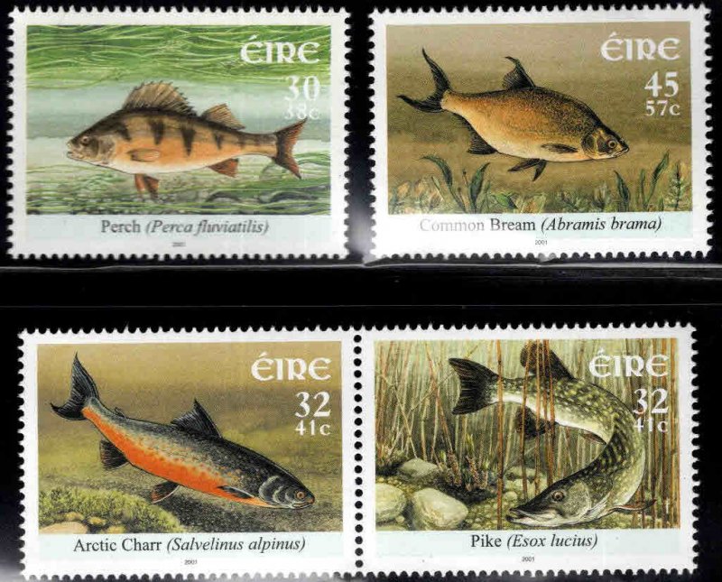 Ireland Scott 1344-1347  Complete Fresh Water Fish set