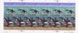 United Nations, Geneva, 1992, Clean Oceans sheet, 0.80fs, MNH