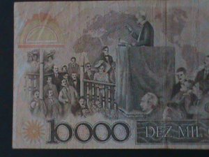 ​BRAZIL-1984-CENTRAL BANK-$ 100000 CIR-VF-HARD TO FIND WE SHIP TO WORLDWIDE